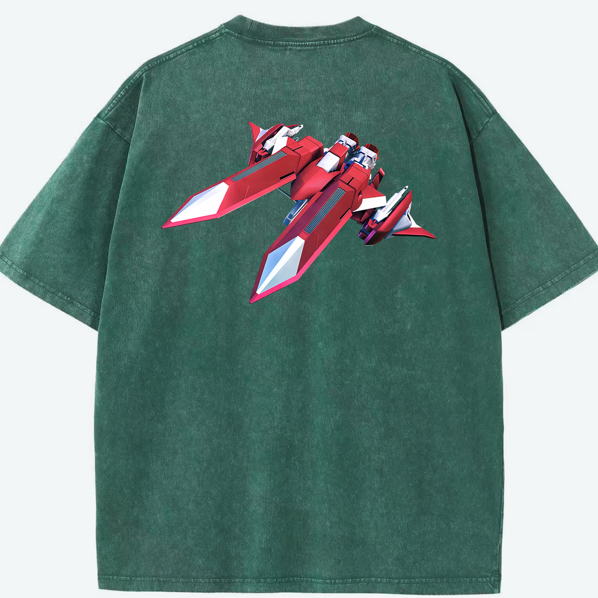 （画像用） 機動戦士ガンダム Mobile Suit Gundam 綿100% ヴィンテージ風 半袖Tシャツ（背面プリント）